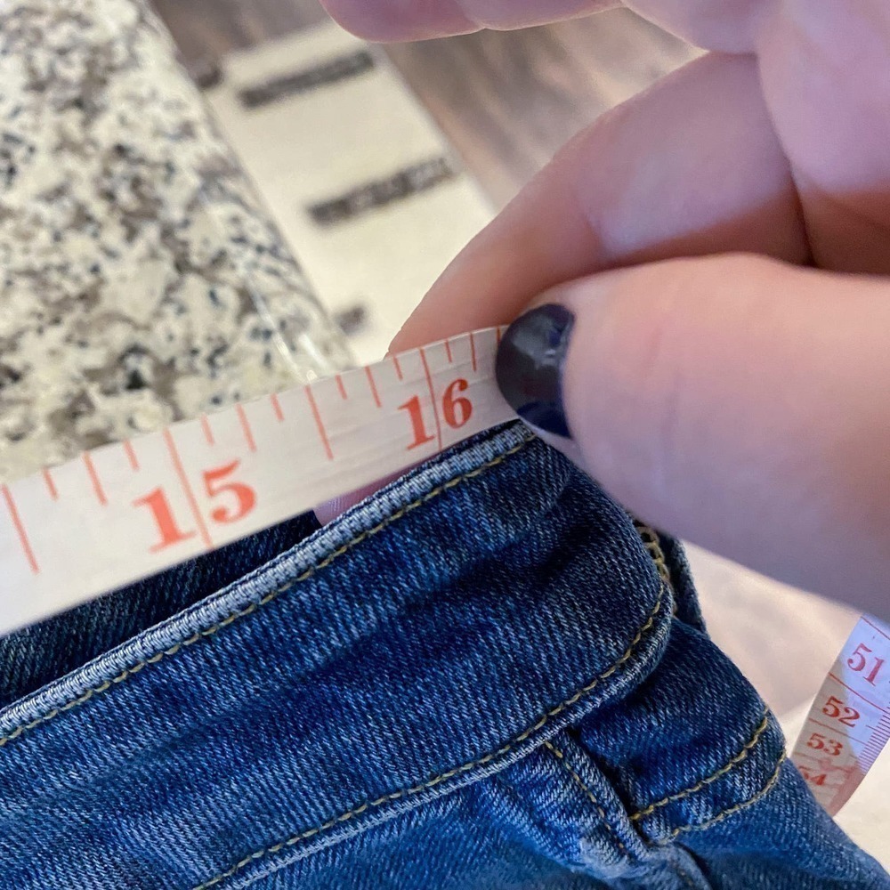 AMO Jeans stix crop mojave size 30 Skinny ankle raw hem - Picture 8 of 12